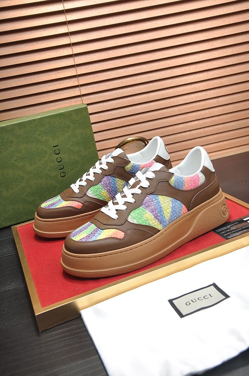 Gvc*1 Men’s Sneaker With Pale Rainbow Brown For Men ‎669582
