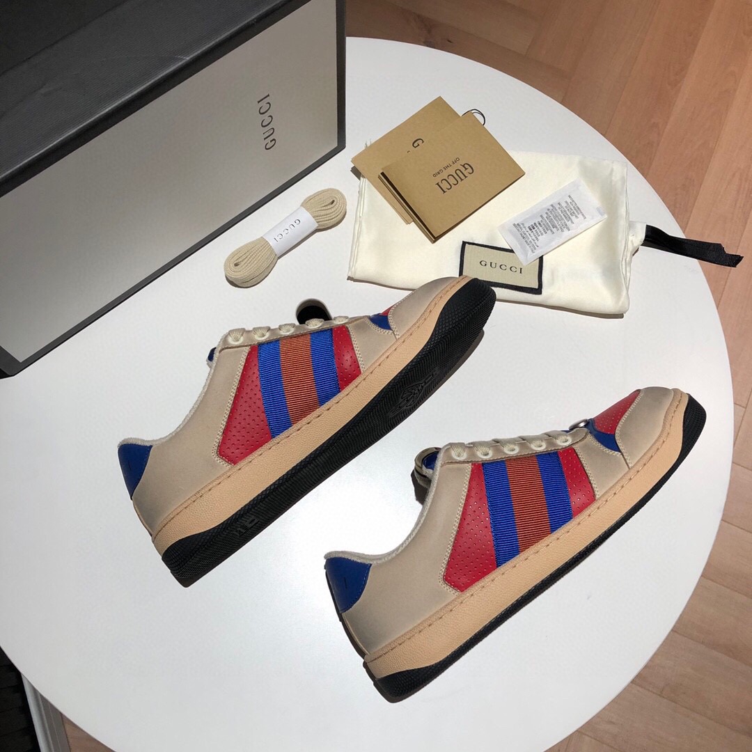 Gvc*1 Women’s Screener Low-Top White Red Blue For Women 546163