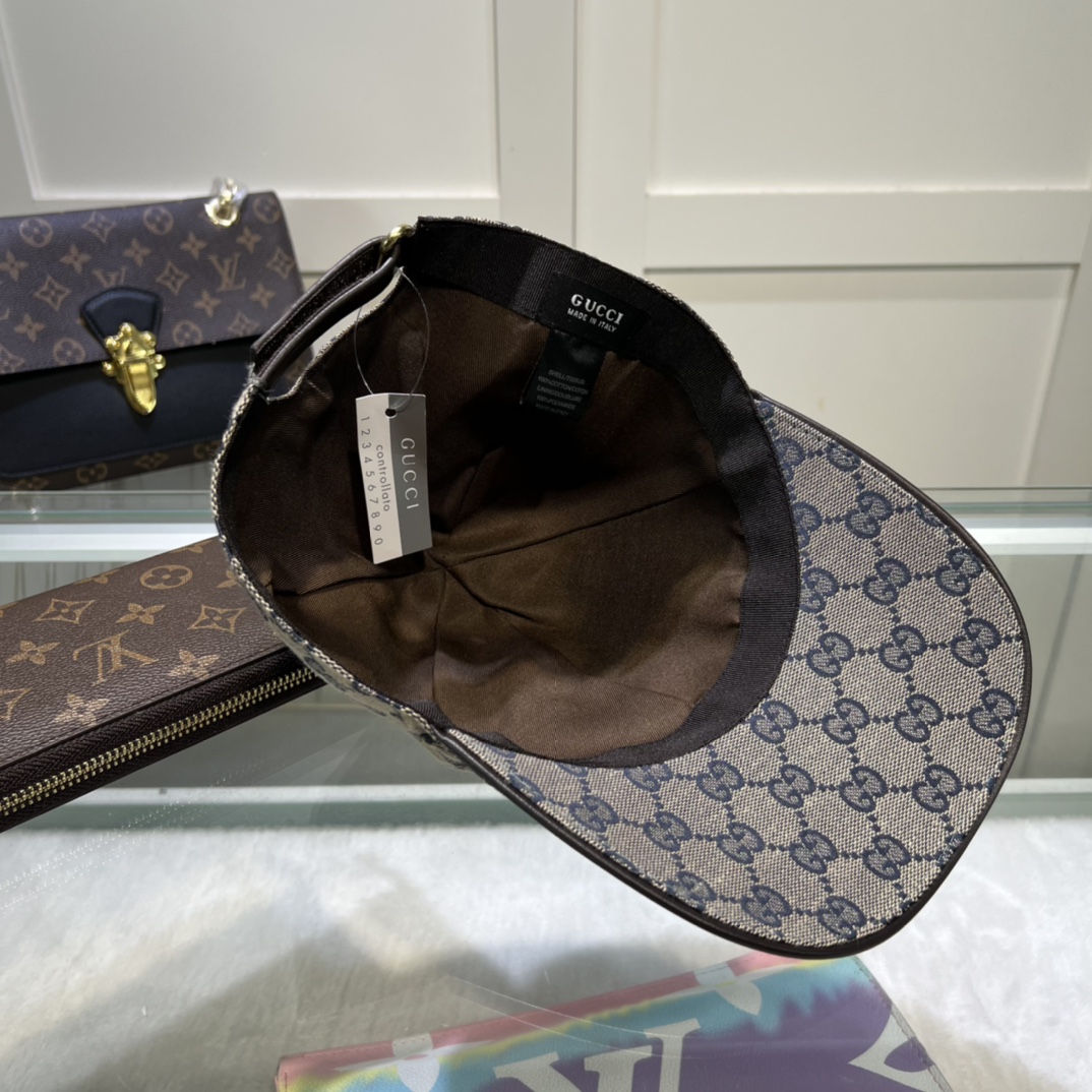 Gvc*1 Canvas Baseball Hat Grey GG Hat