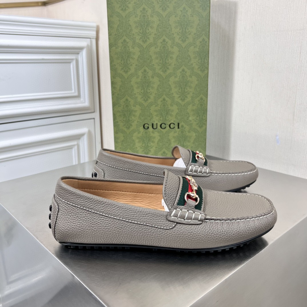 Gvc*1 Men’s Loafers With Web Details Gray For Men 6246981