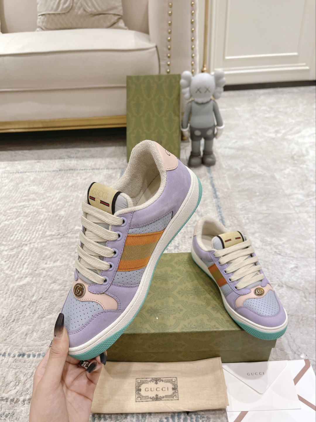Gvc*1 Women’s Gvc*1 Lovelight Screener Sneaker Lilac For Women ‎708295 0YIA0 5380