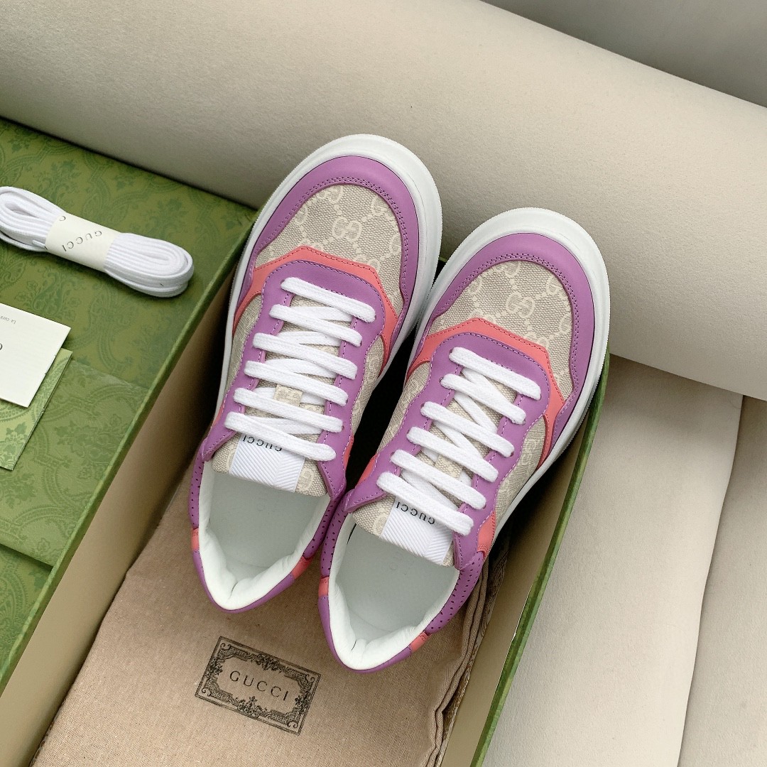 Gvc*1 Men’s GG Sneaker Pink And Purple Svp*me For Men ‎‎670408 UPG90 5471