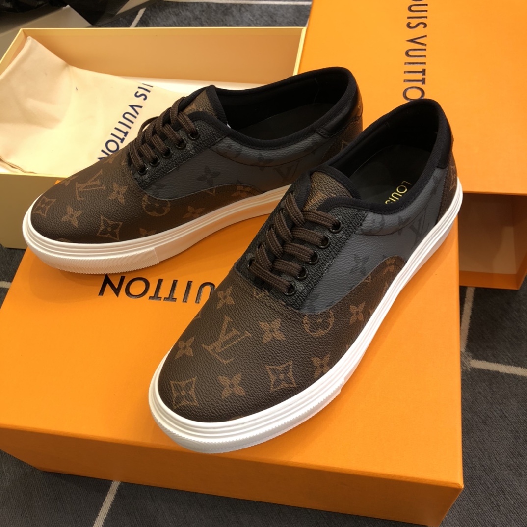 L0vis Vvtt0n LV Trocadero Richelieu Sneaker Brown For Men LV