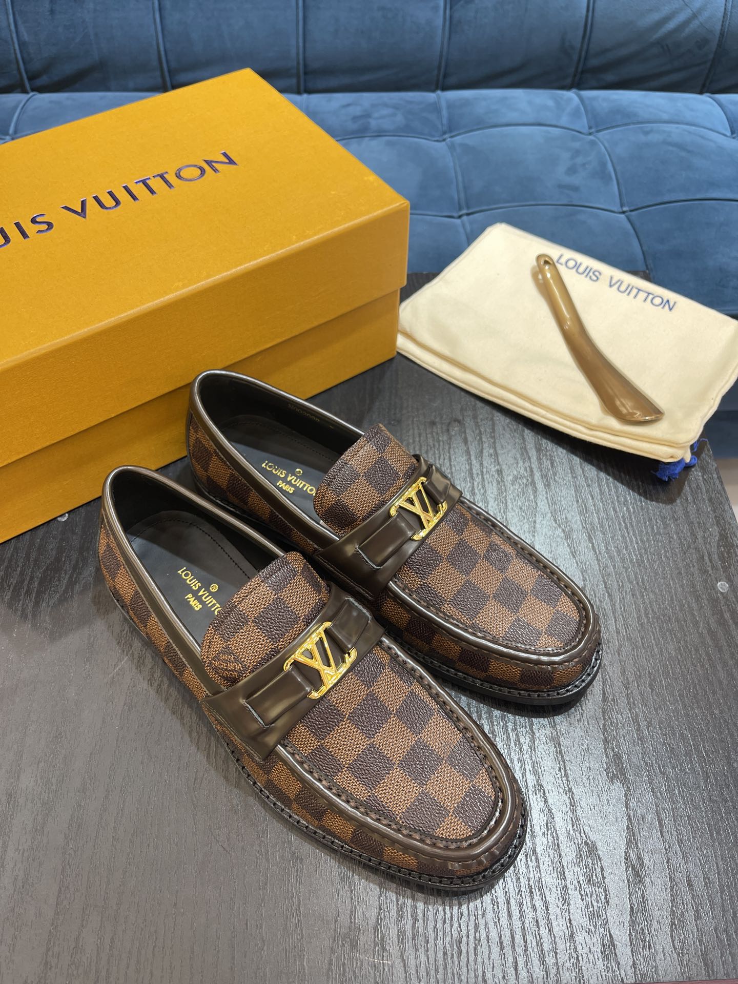 L0vis Vuittion Major Loafer Brown For Men LV