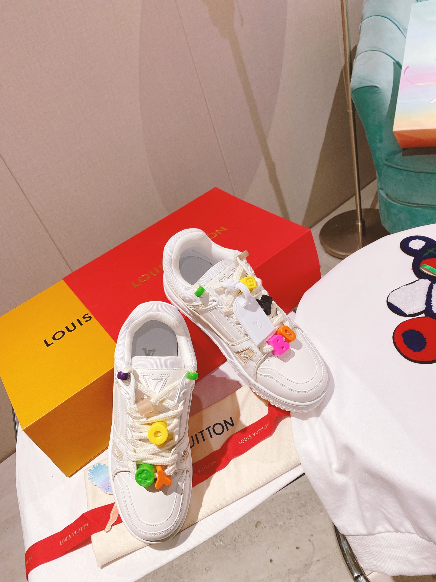 L0vis Vvtt0n Women’s LV Trainer Sneaker White For Women LV