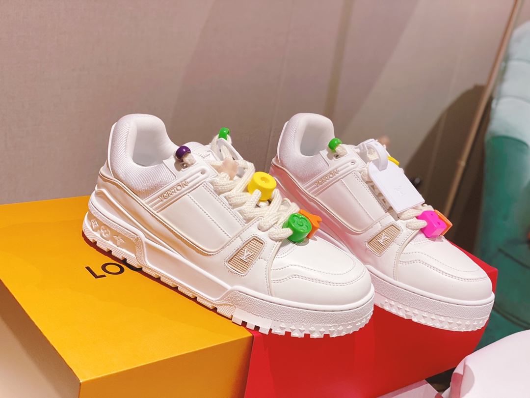 L0vis Vvtt0n Women’s LV Trainer Sneaker White For Women LV