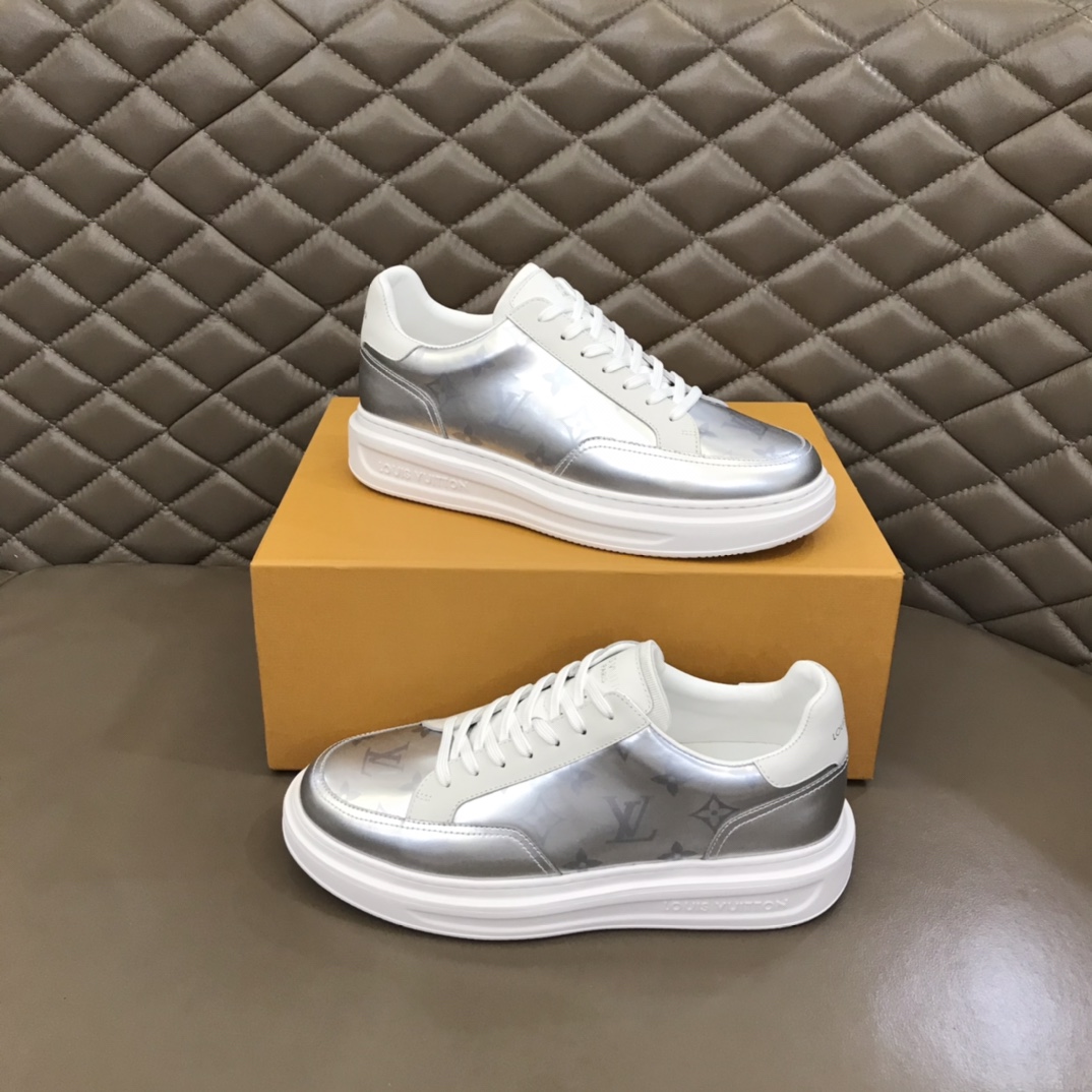 L0vis Vuittion Beverly Hills Sneaker Sliver For Men LV