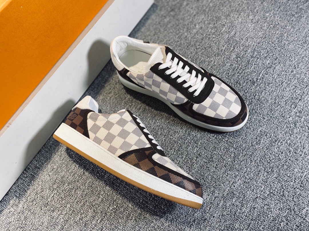 L0vis Vvtt0n Rivoli Sneaker Gray And Brown For Men LV