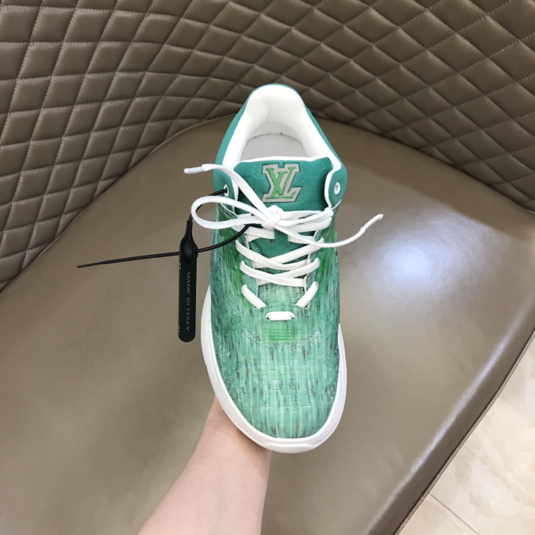 L0vis Vuittion Show Up Sneaker Green For Men LV