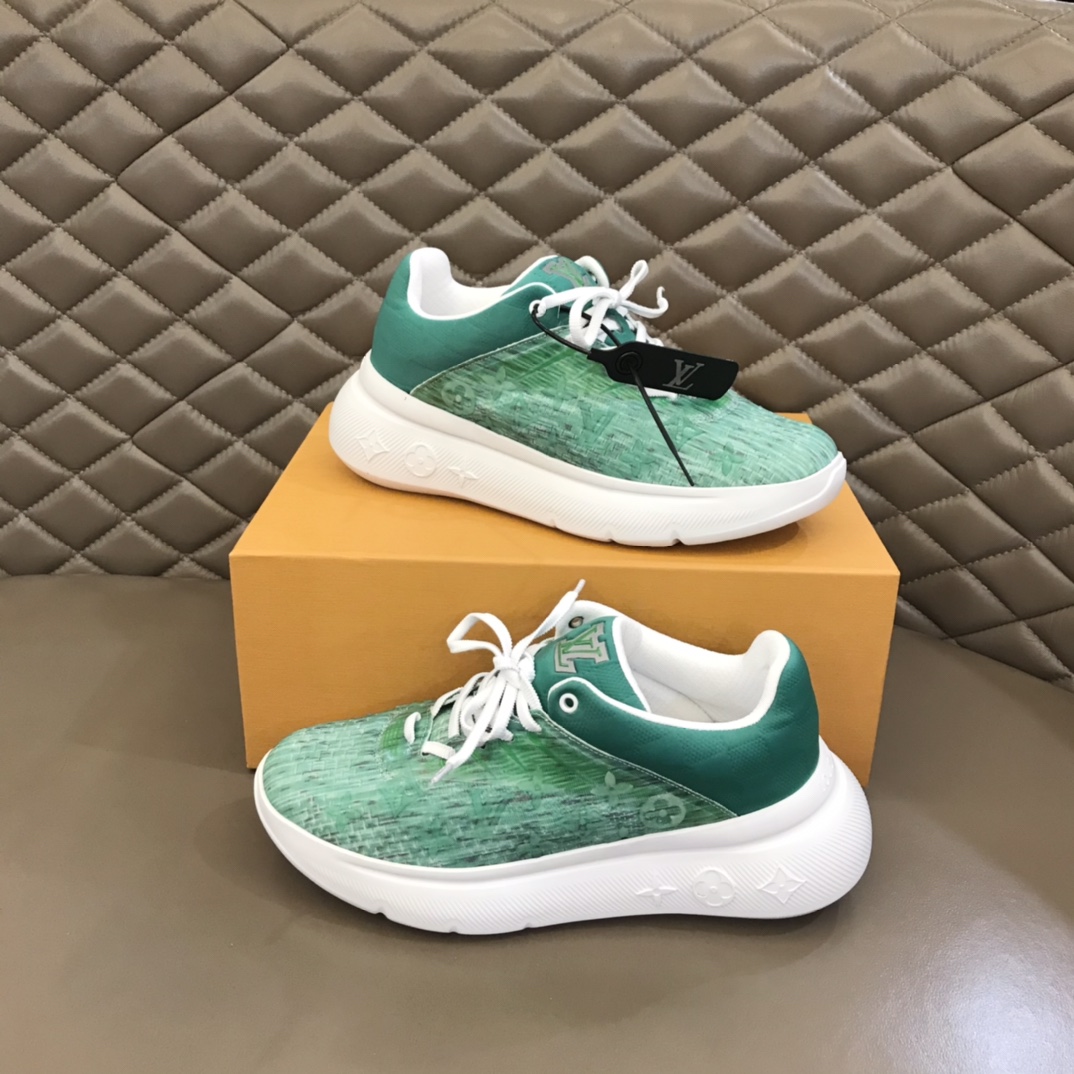 L0vis Vuittion Show Up Sneaker Green For Men LV