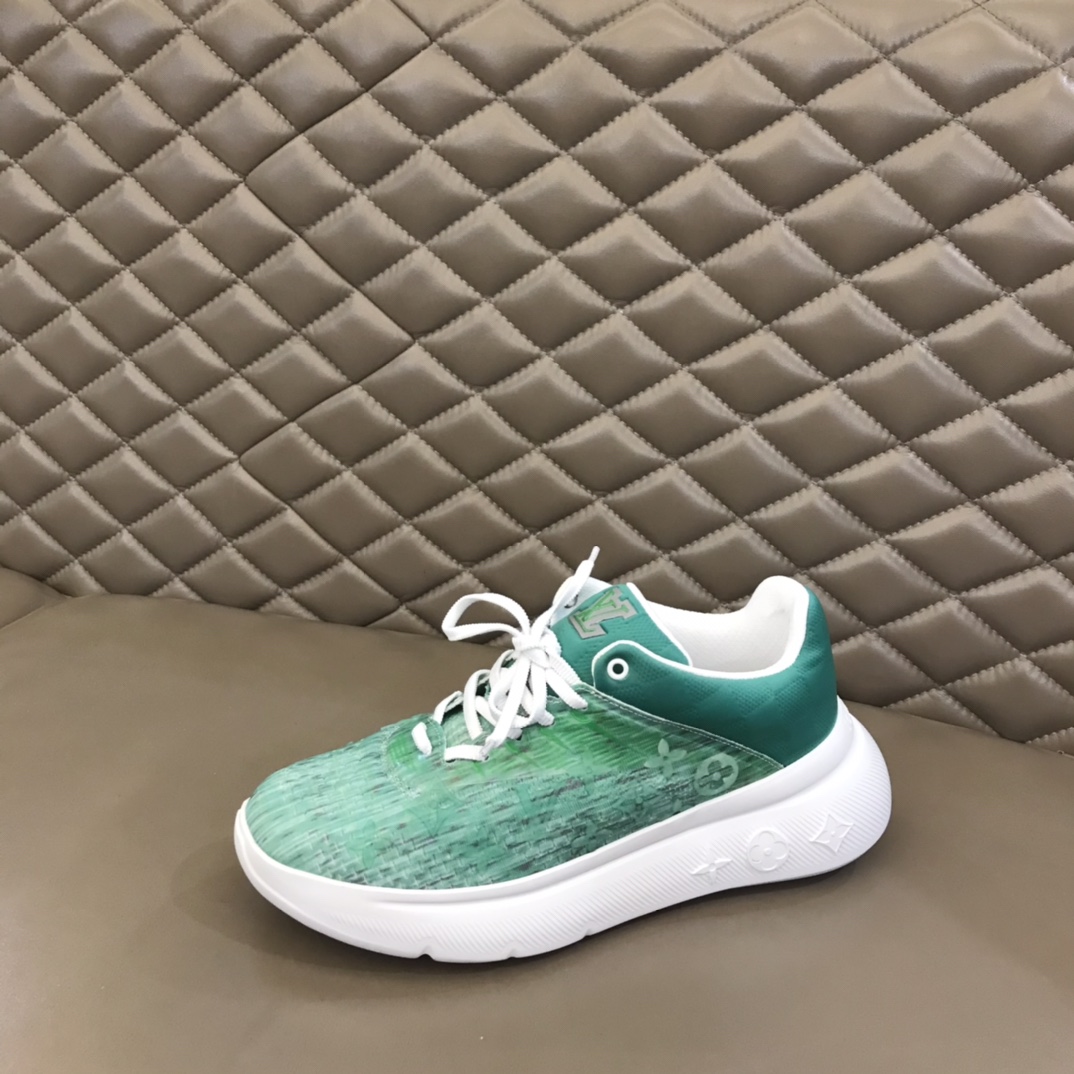 L0vis Vuittion Show Up Sneaker Green For Men LV
