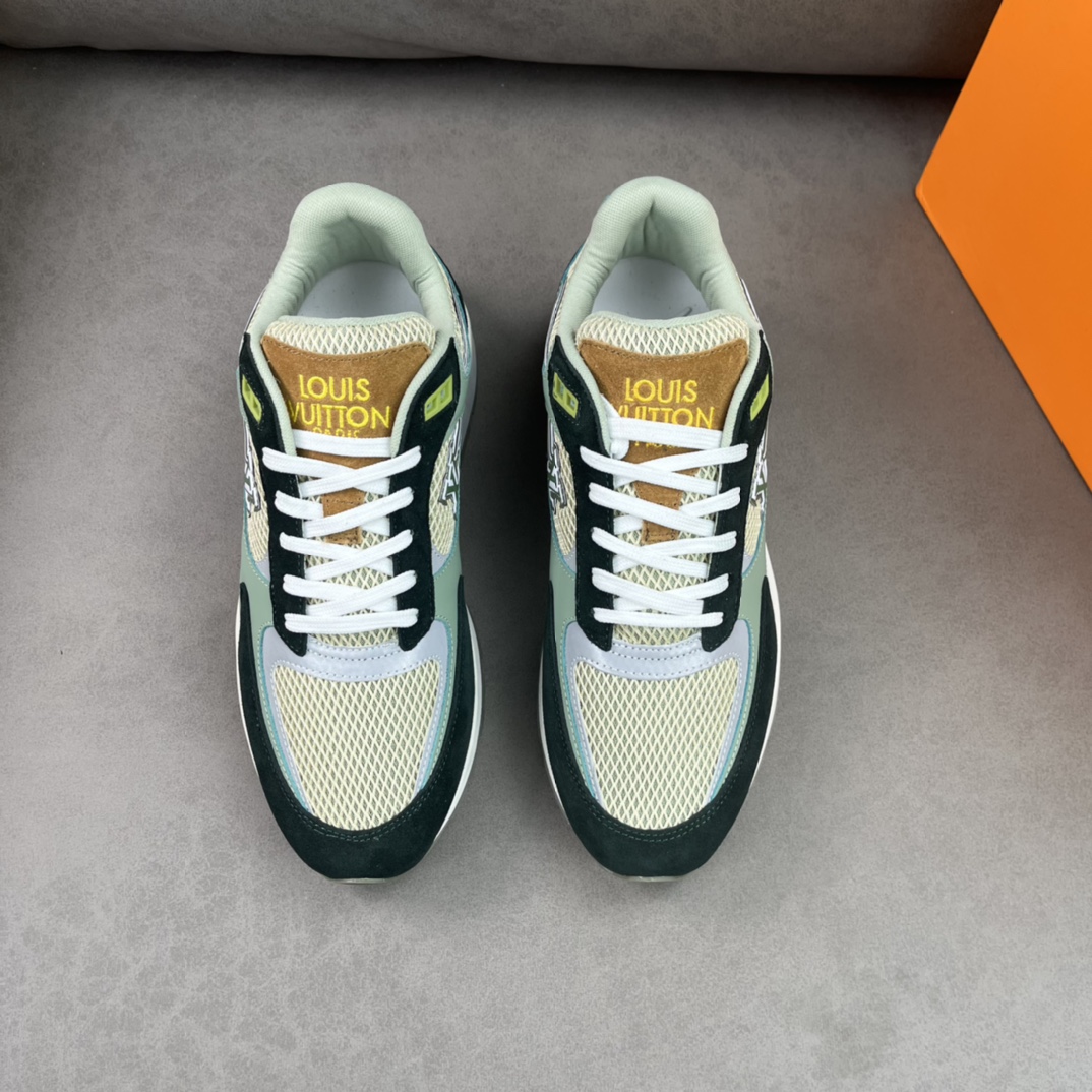 L0vis Vvtt0n Run Away Sneaker Green For Men LV 1A9J0N