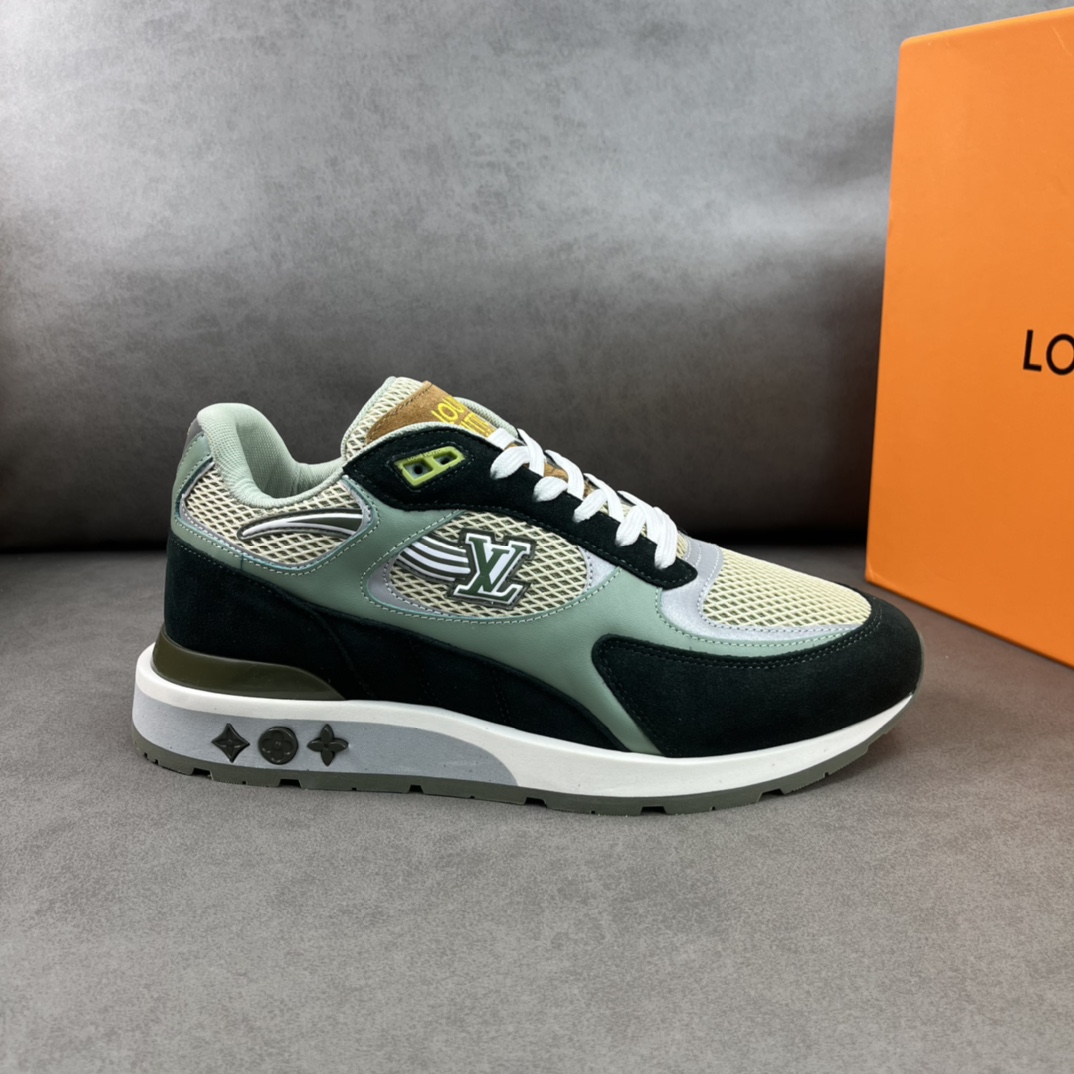 L0vis Vvtt0n Run Away Sneaker Green For Men LV 1A9J0N