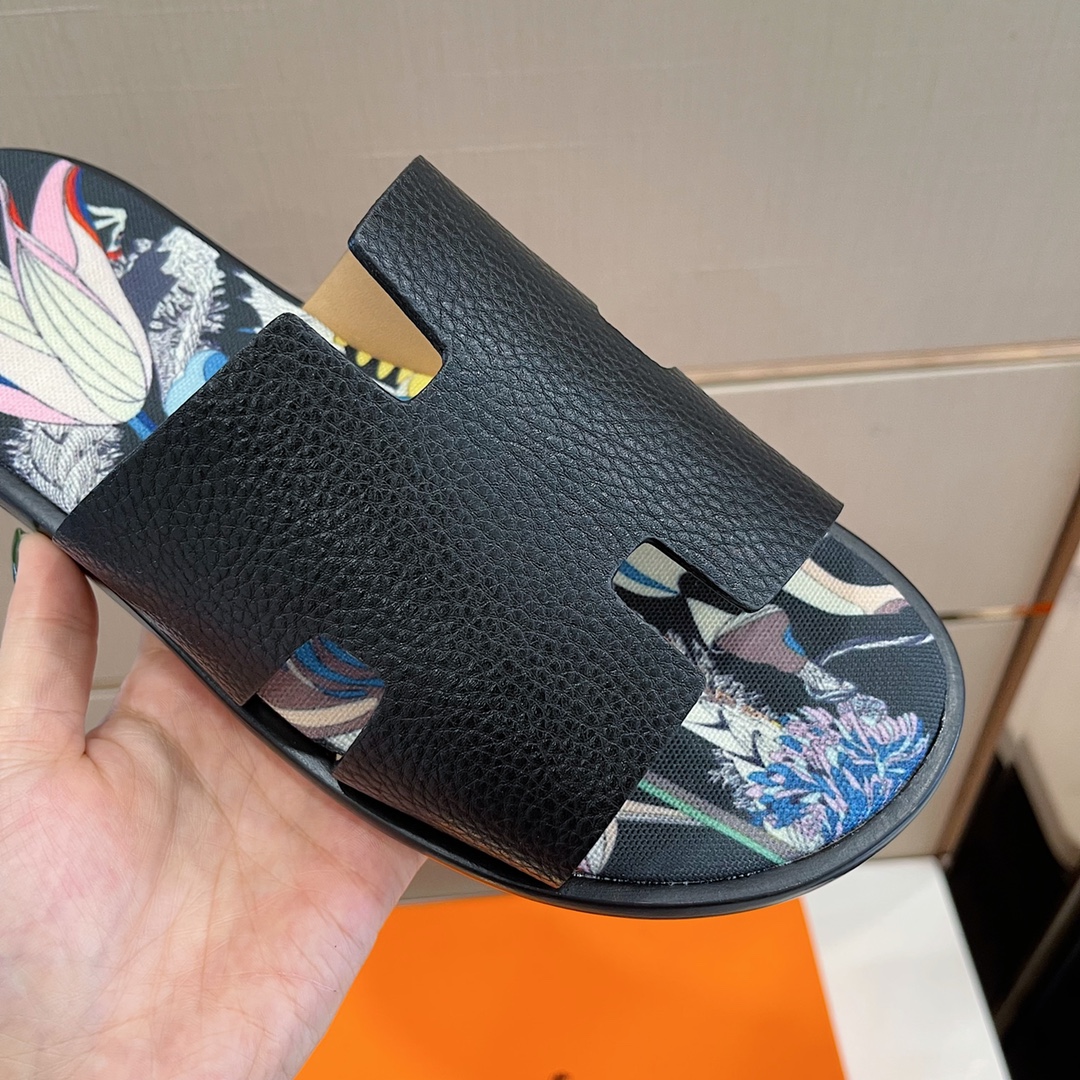 H**me5 Izmir Sandal Black And Multicolor For Men