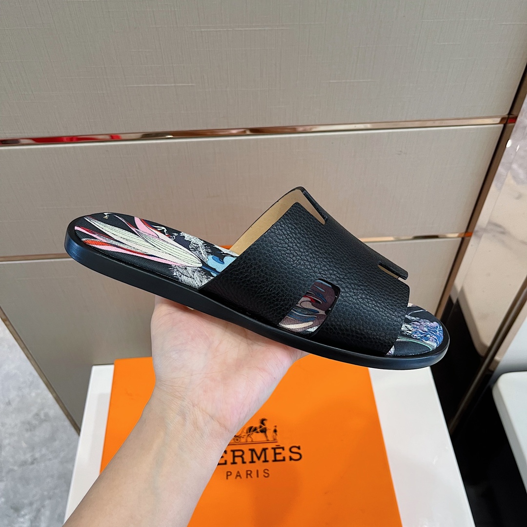 H**me5 Izmir Sandal Black And Multicolor For Men