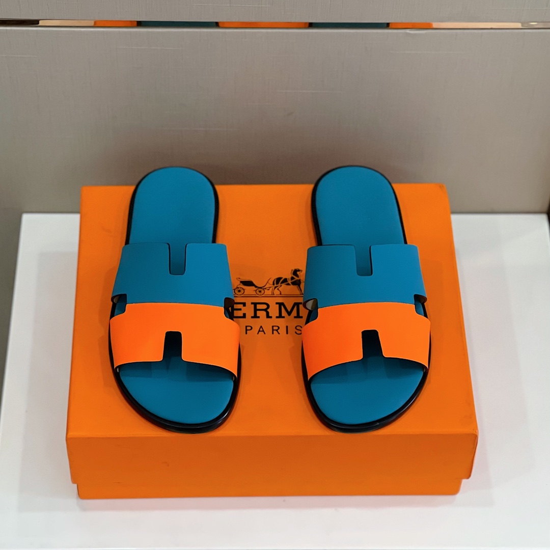 H**me5 Izmir Sandal Orange And Blue For Men