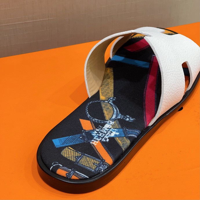 H**me5 Izmir Sandal White And Multicolor For Men