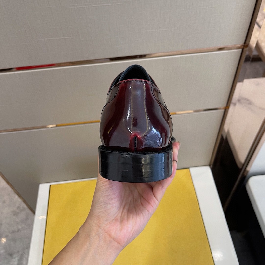 F**di Force Dark Brown Shoes For Men