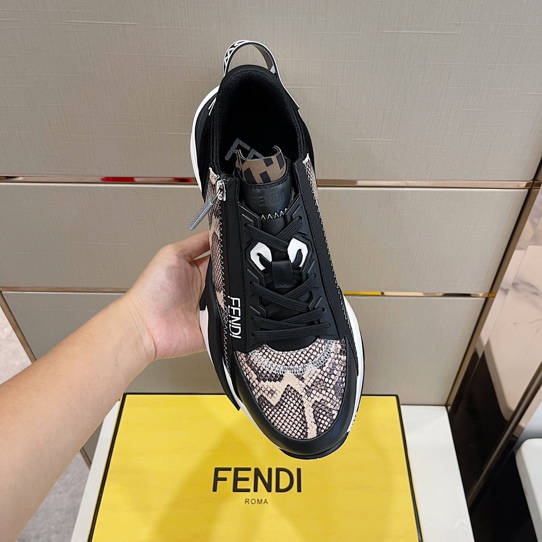 F**di Flow Sneakers Black For Men