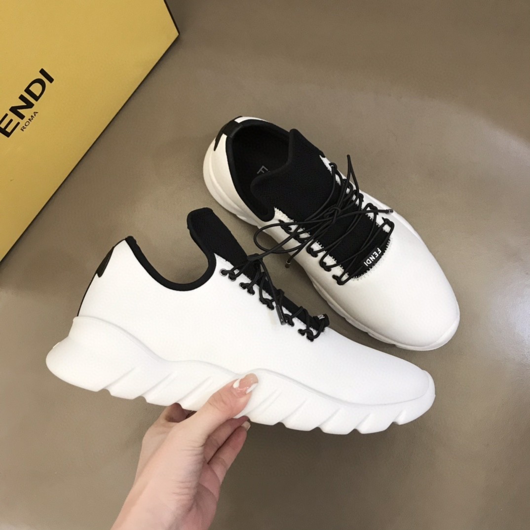 F**di Force Low Tops Sneakers White For Men