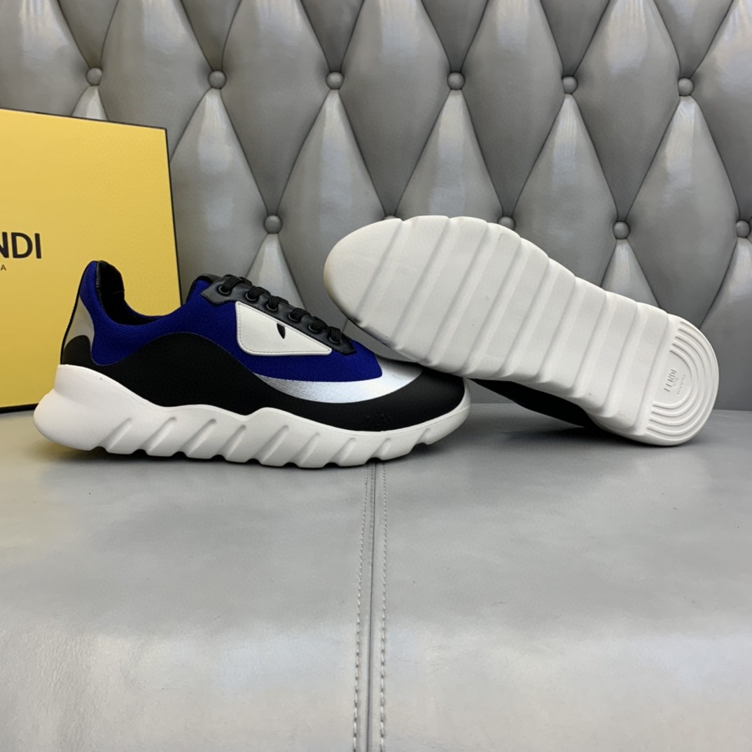 F**di Force Low Tops Sneakers Blue/Grey For Men