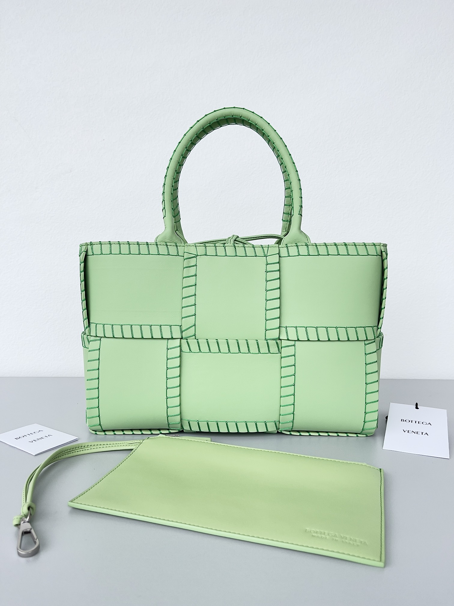 B0tt*ga Ven*ta Small Arco Tote Bag Cream , For Women, Women’s Bags 11.8in/30cm