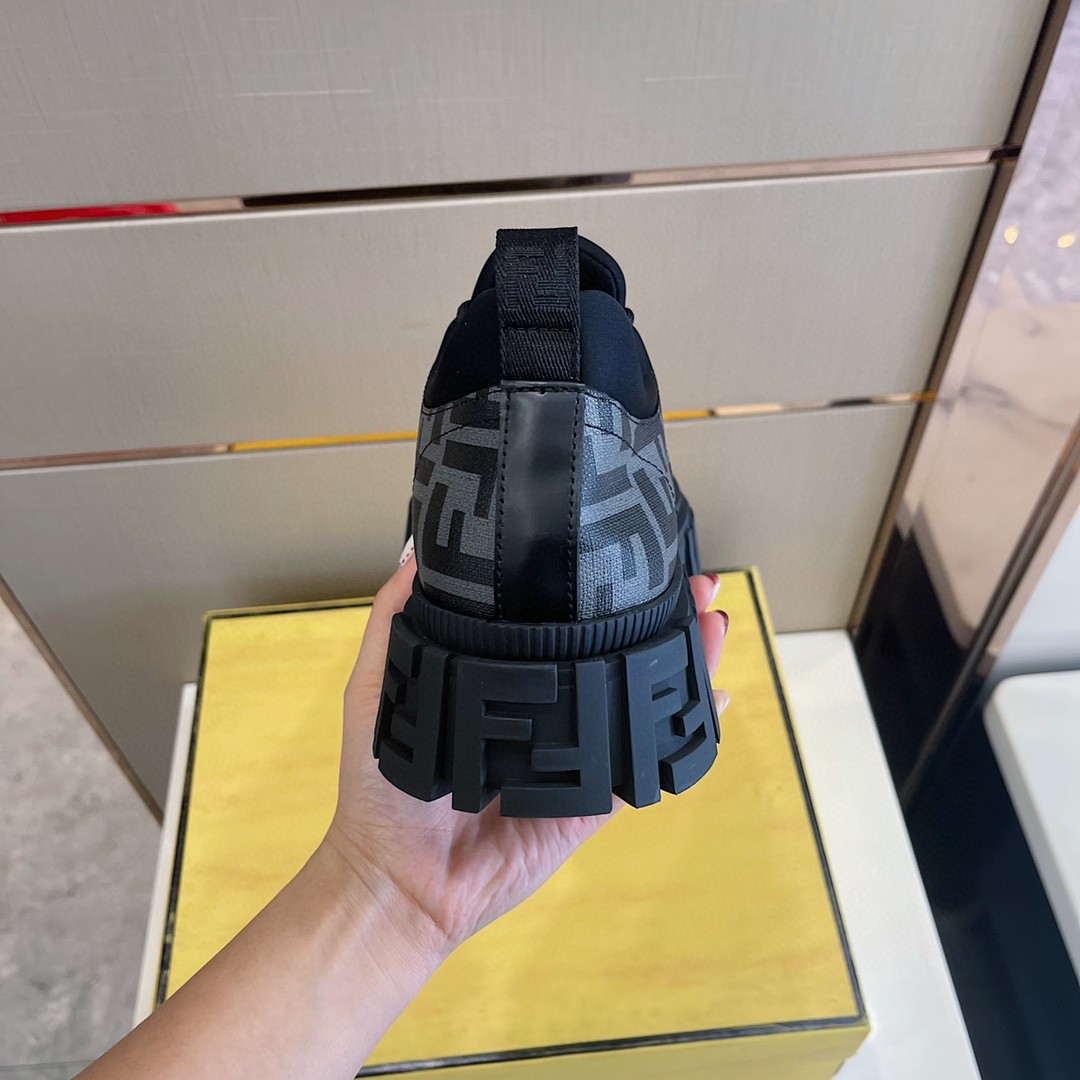 F**di Force Grey Boots For Men 7L1451AD74