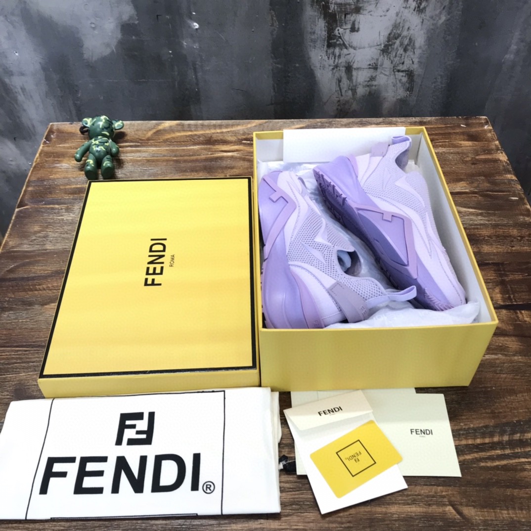 F**di Flow Purple Sneakers For Men 7E1504AHI8F1GB9