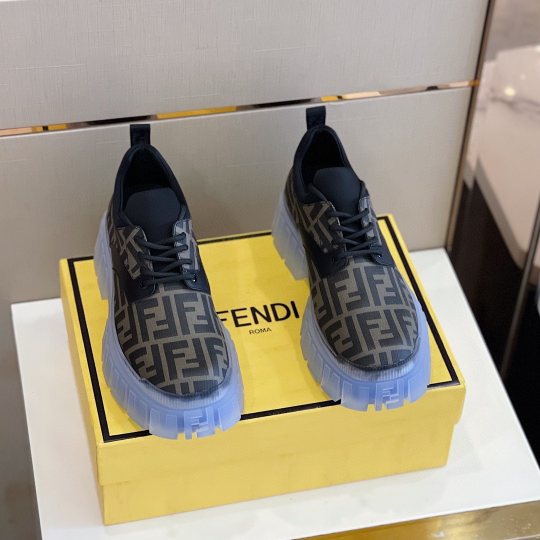 F**di Force Brown Boots For Men