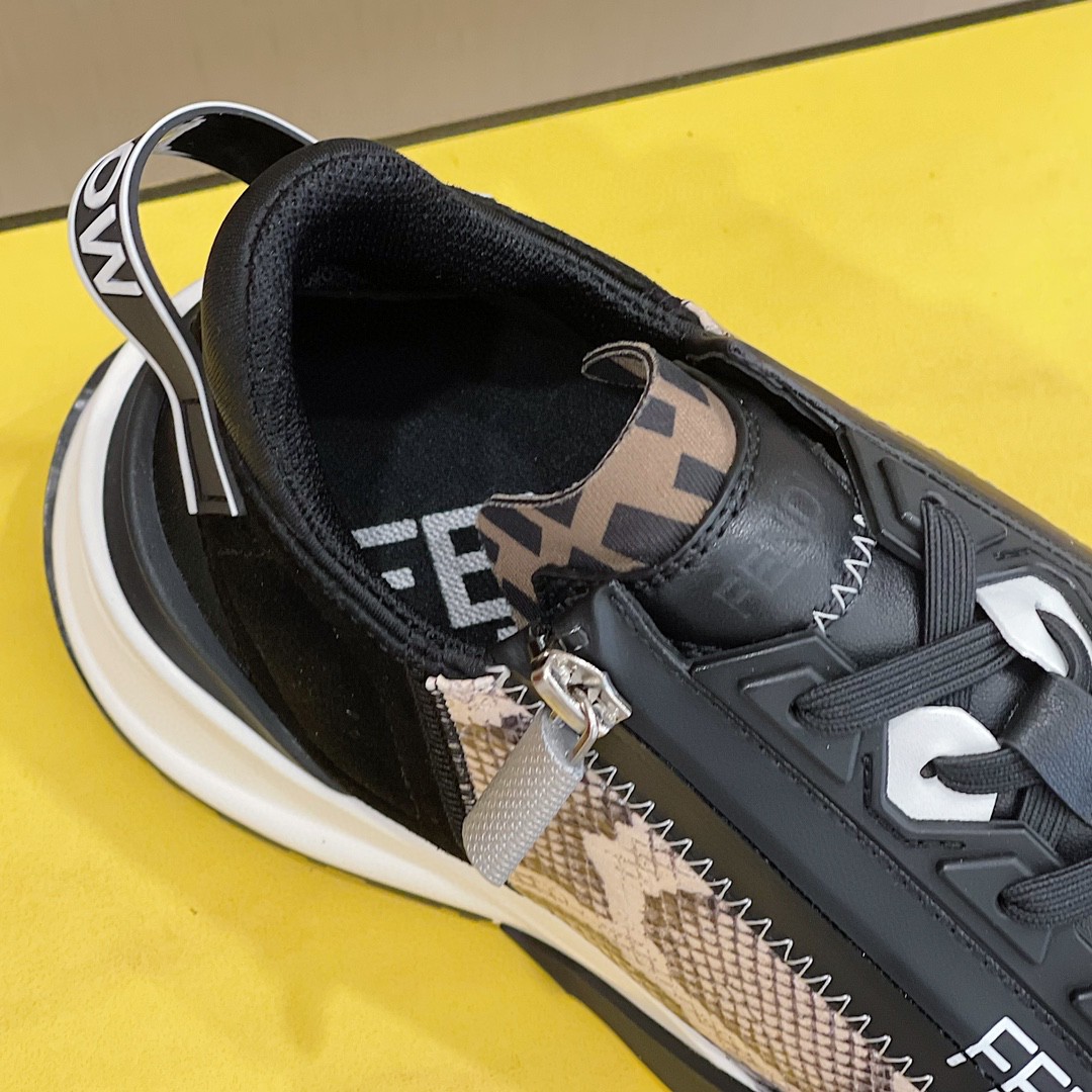 F**di Flow Sneakers Black For Men