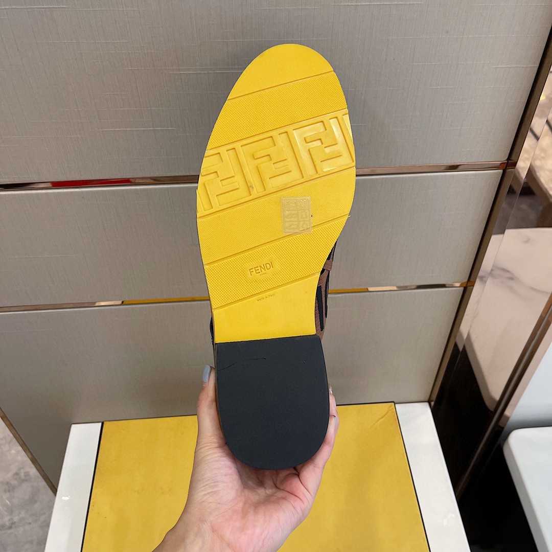 F**di Force Black/Brown Shoes For Men