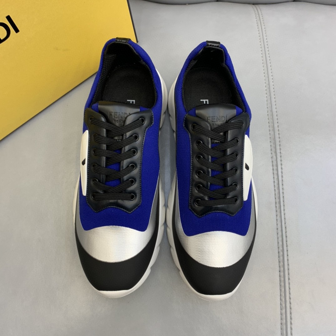 F**di Force Low Tops Sneakers Blue/Grey For Men