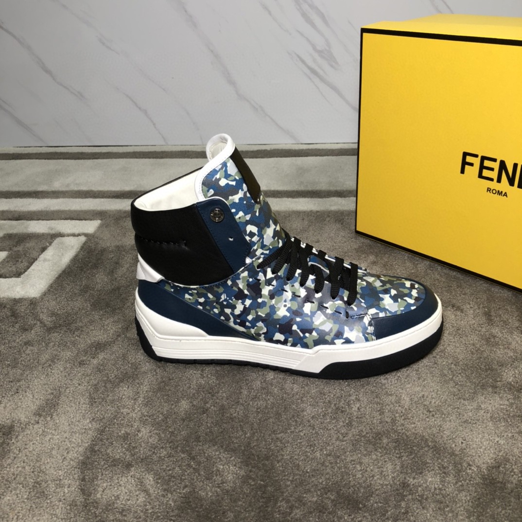 F**di Force High Tops Sneakers Multicolor For Men