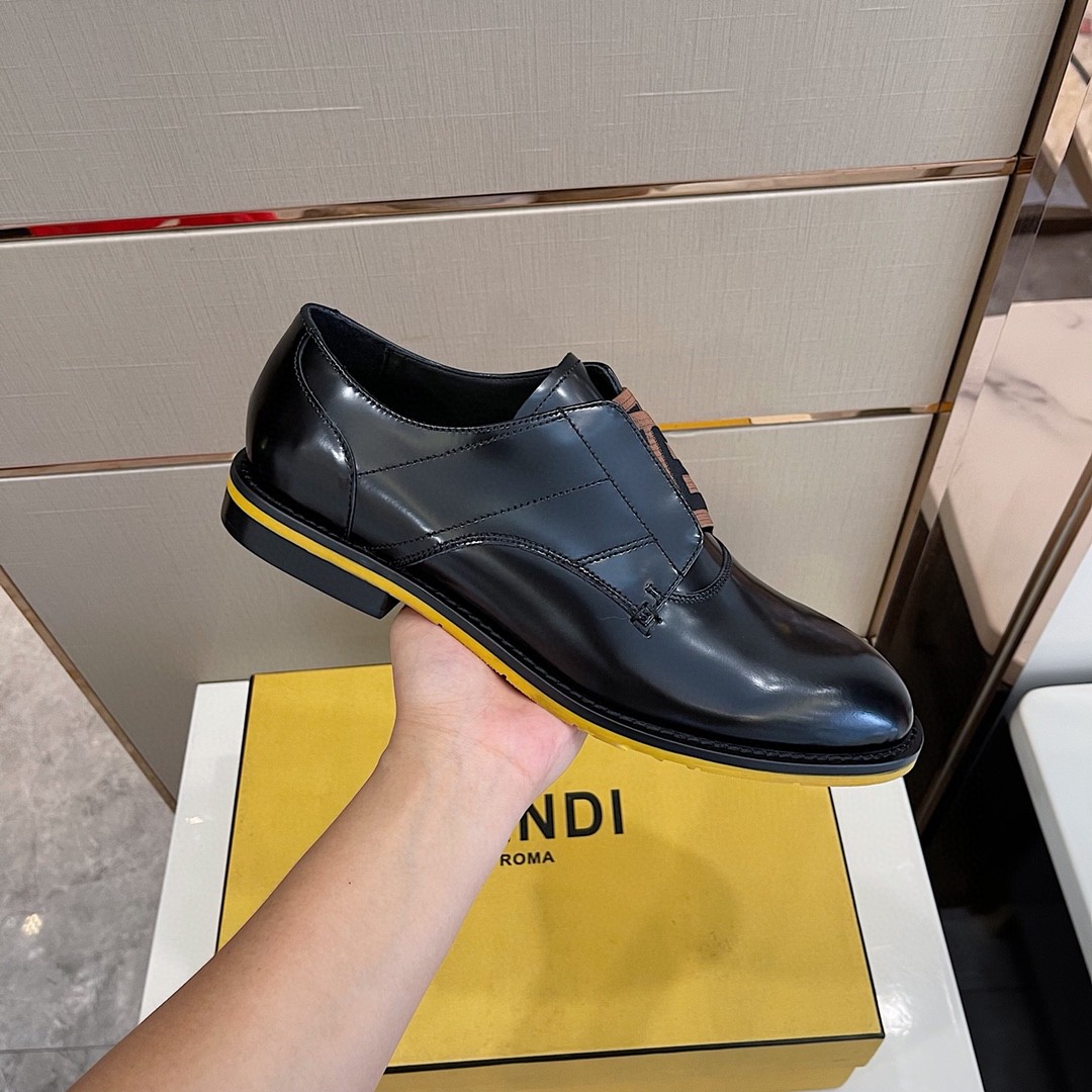 F**di Force Black/Brown Shoes For Men