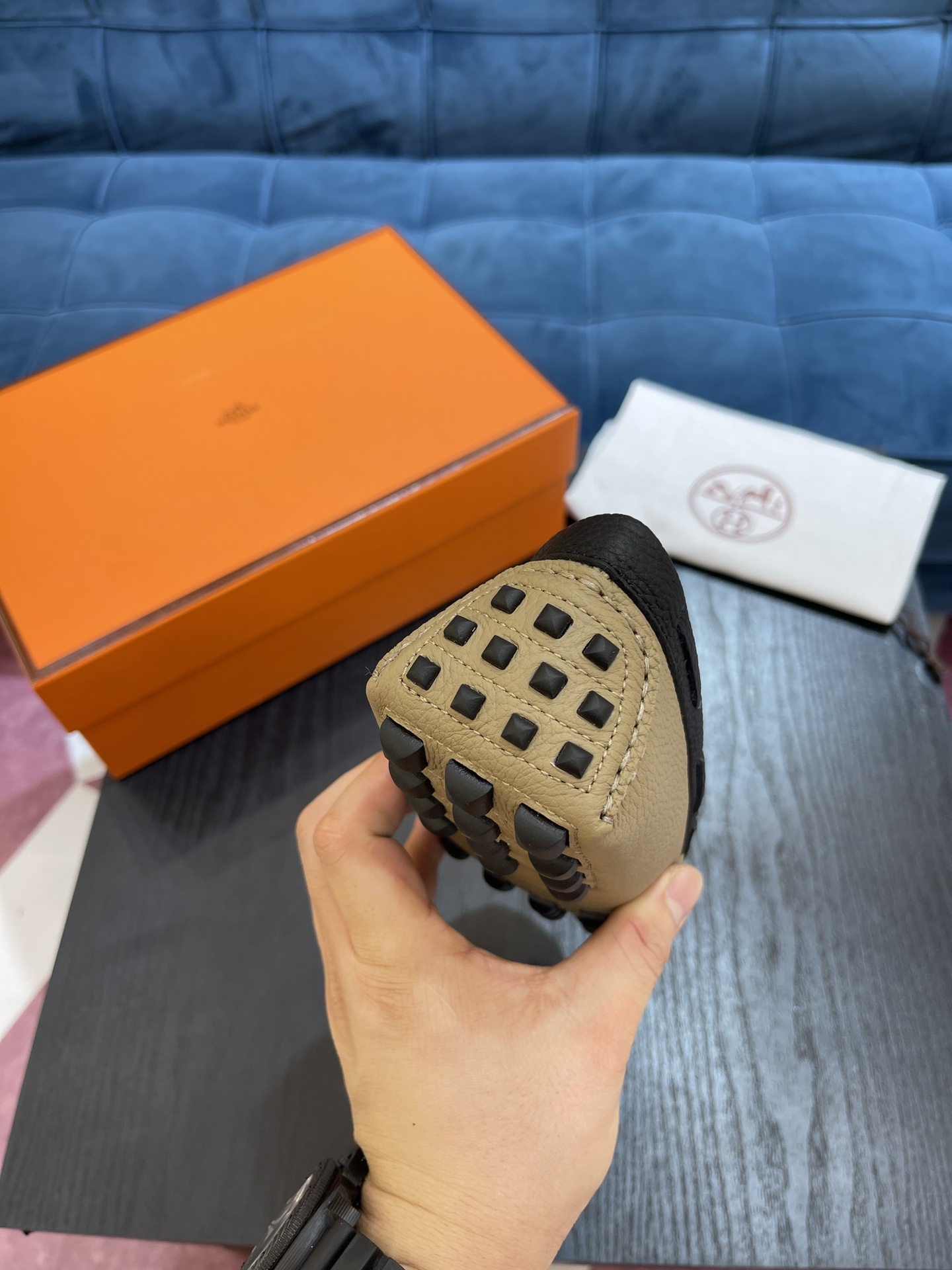 H**me5 Irving Loafer Beige For Men