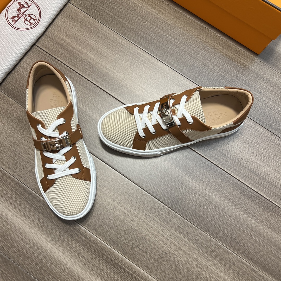 H**me5 Casual Sneakers Beige For Men