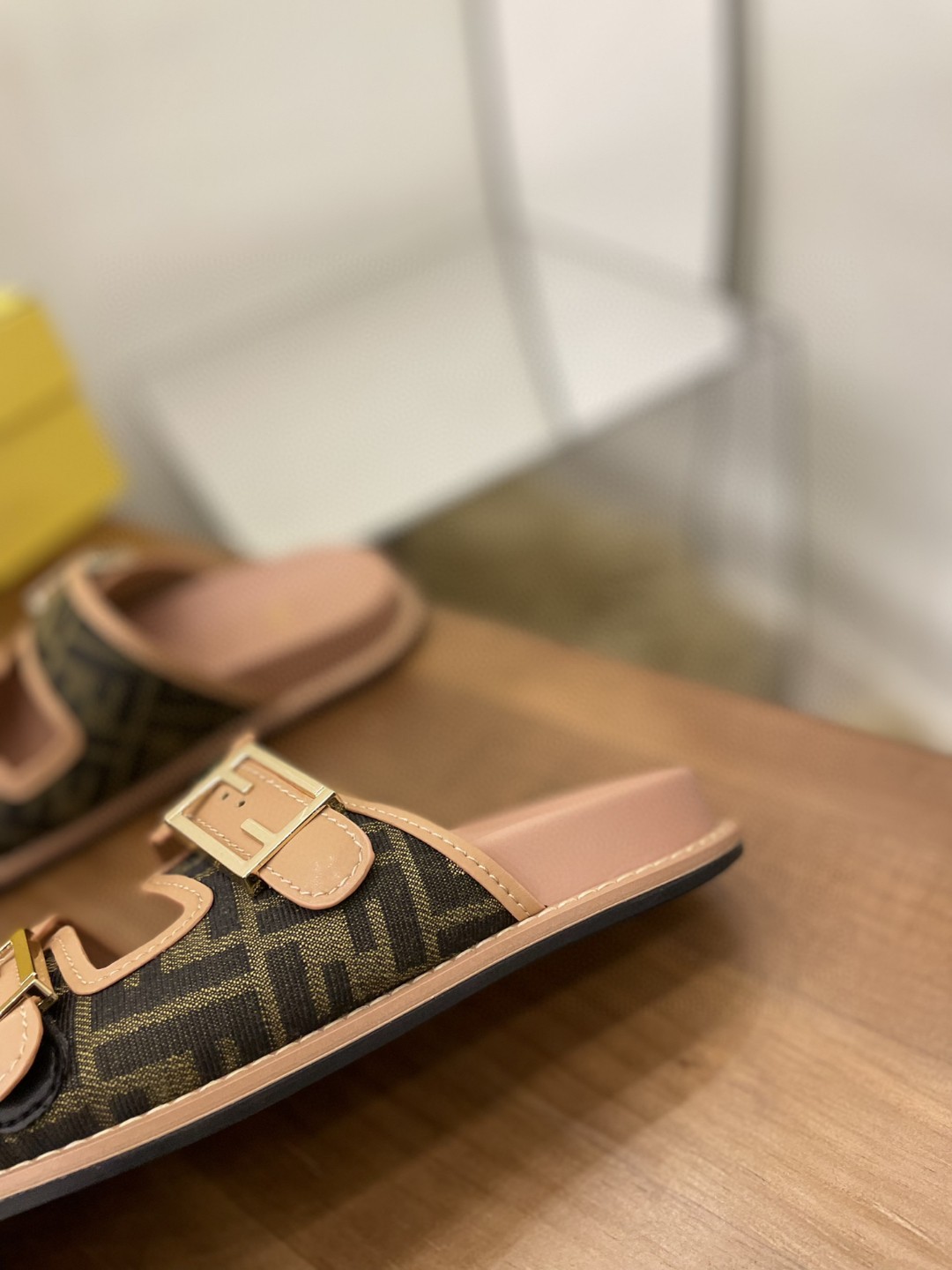 F**di Feel Slides Dark Pink For Women