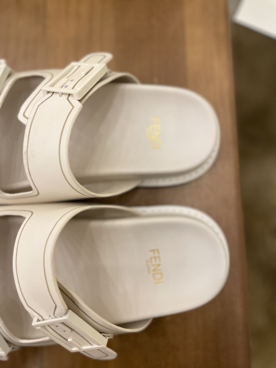F**di Feel Slides White For Women