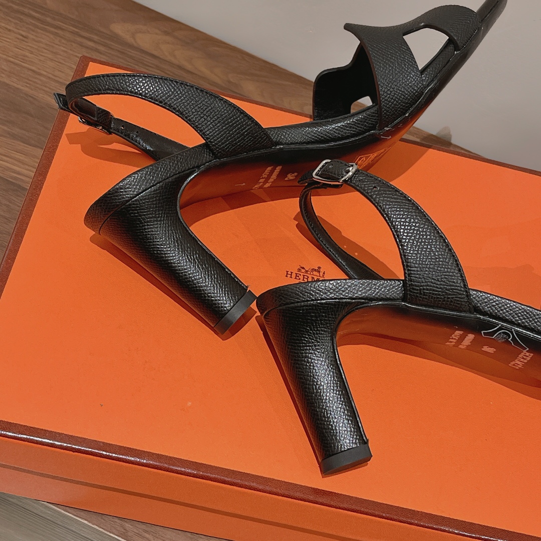 H**me5 Eternite Sandal Noir For Women 2.7in/7cm H222275Z 02375