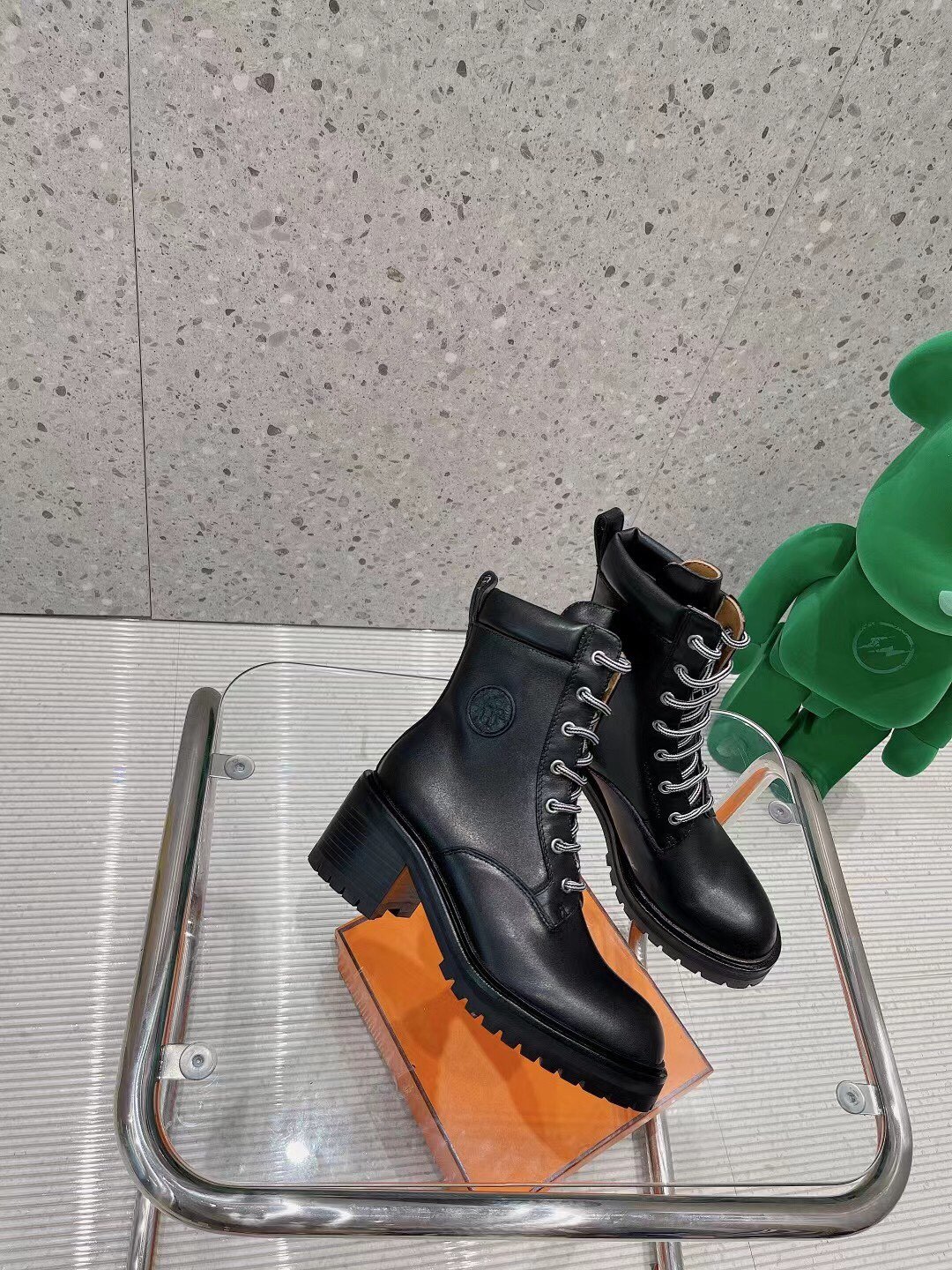 H**me5 Bridge Ankle Boots Black For Women H202130Z Y4385