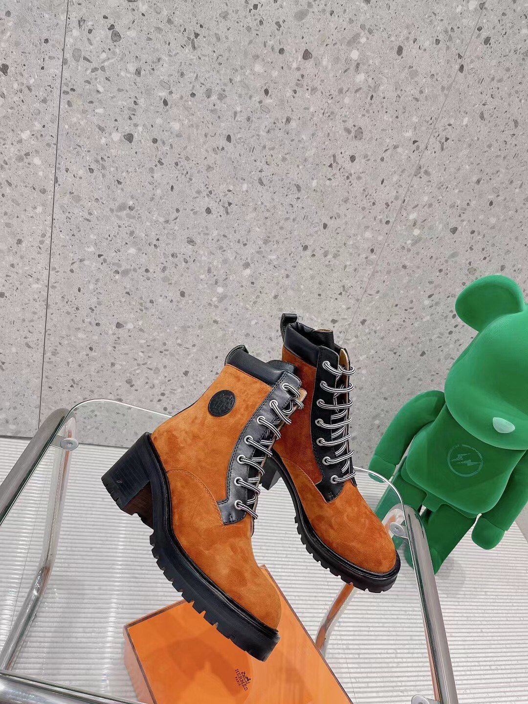 H**me5 Bridge Ankle Boots Brown For Women H202130Z Y4385