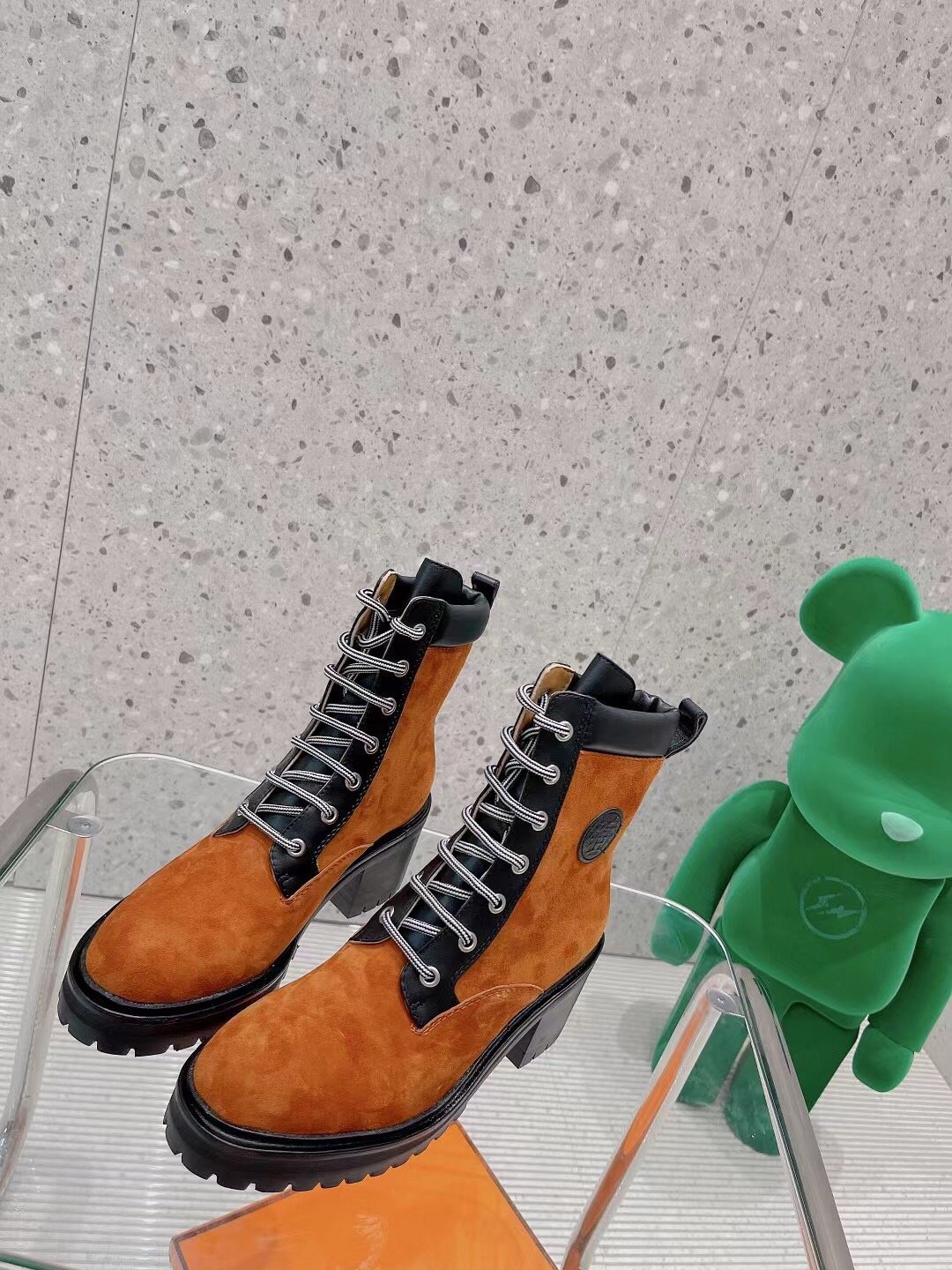 H**me5 Bridge Ankle Boots Brown For Women H202130Z Y4385