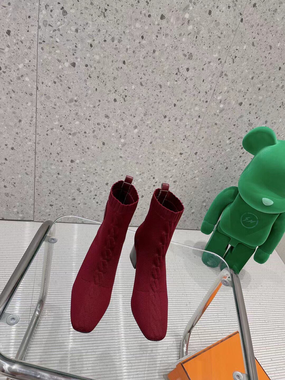 H**me5 Volver 60 Ankle Boots Red For Women 2.4in/6cm