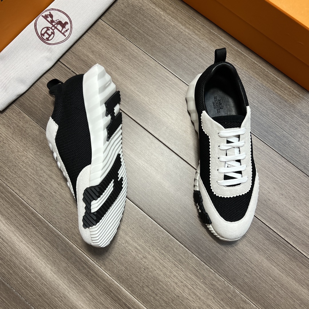 H**me5 Bouncing Sneakers Black And White For Men H221897ZH11390