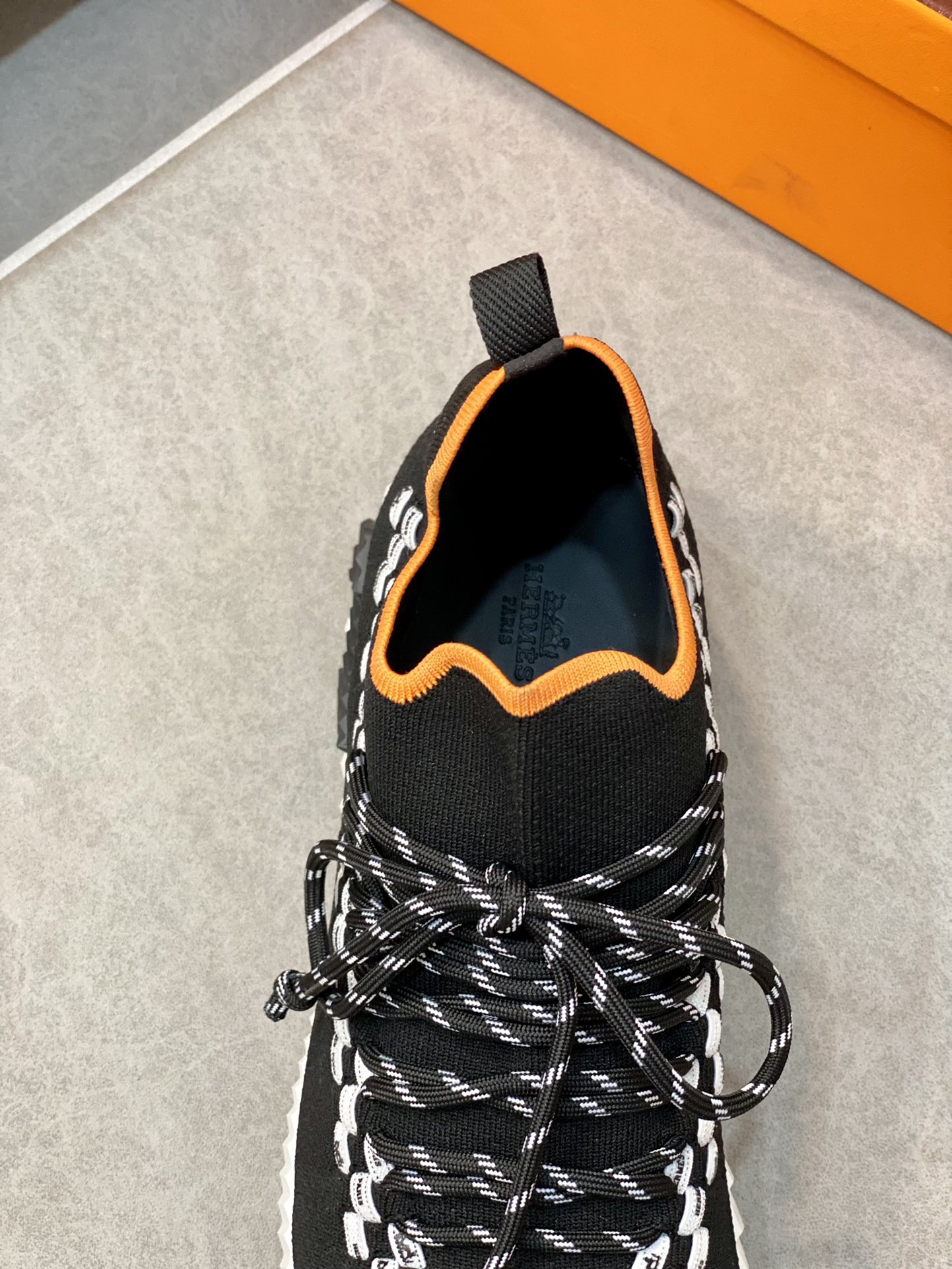 H**me5 Sneakers Flex Black And Orange For Men H222910ZH02405