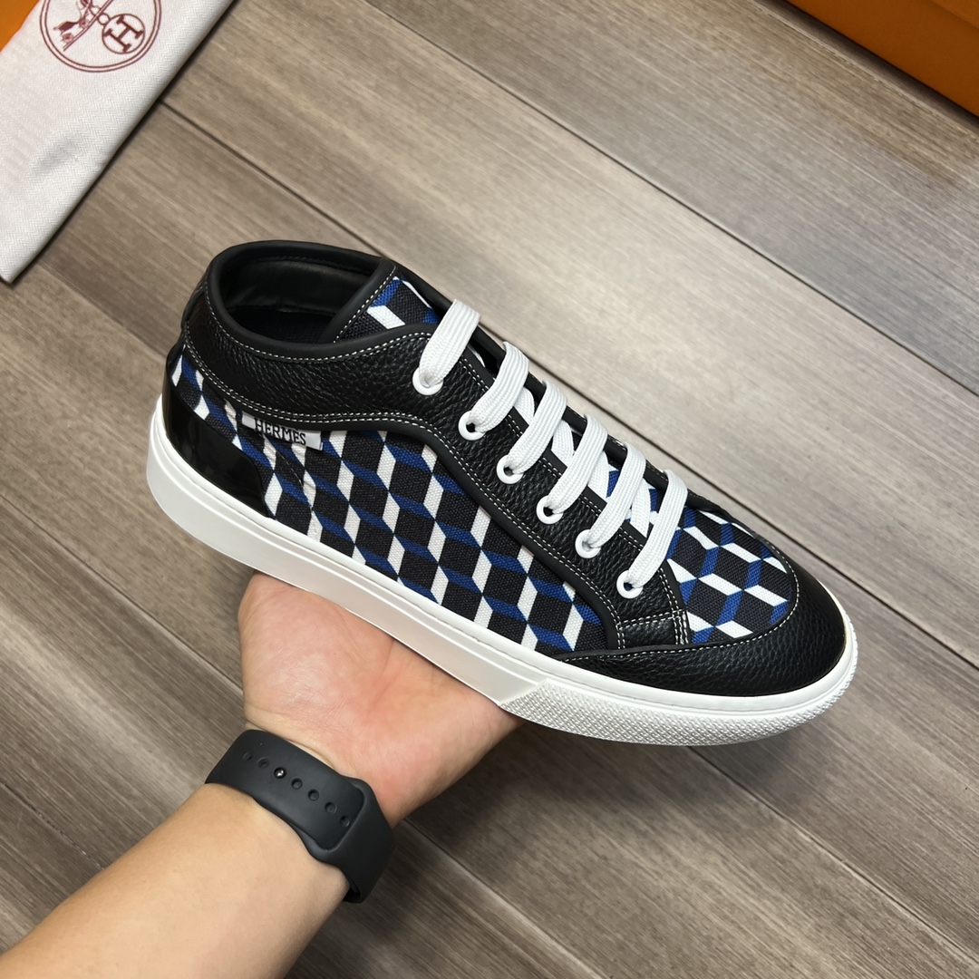 H**me5 Enjoy Sneaker Black And Blue For Men