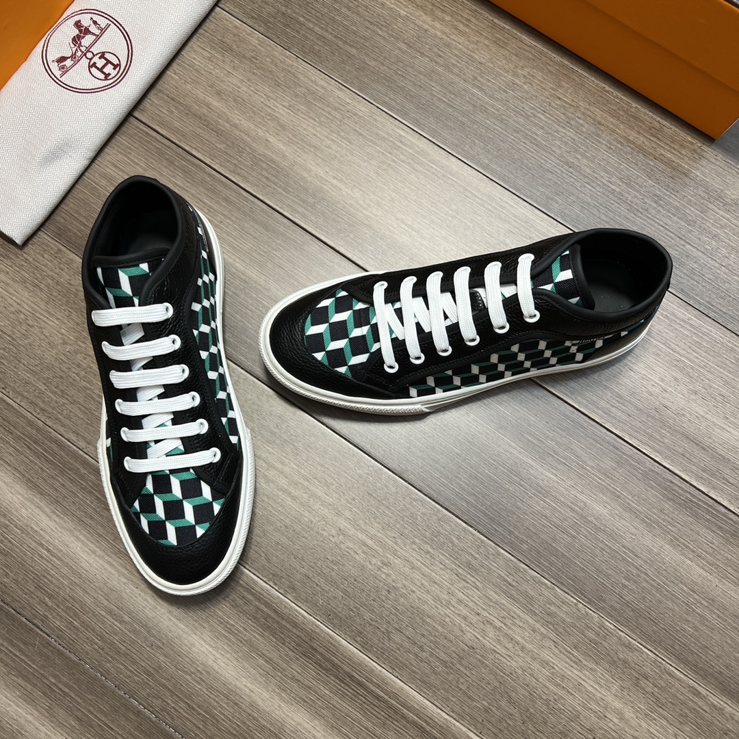 H**me5 Enjoy Sneaker Black And Green For Men