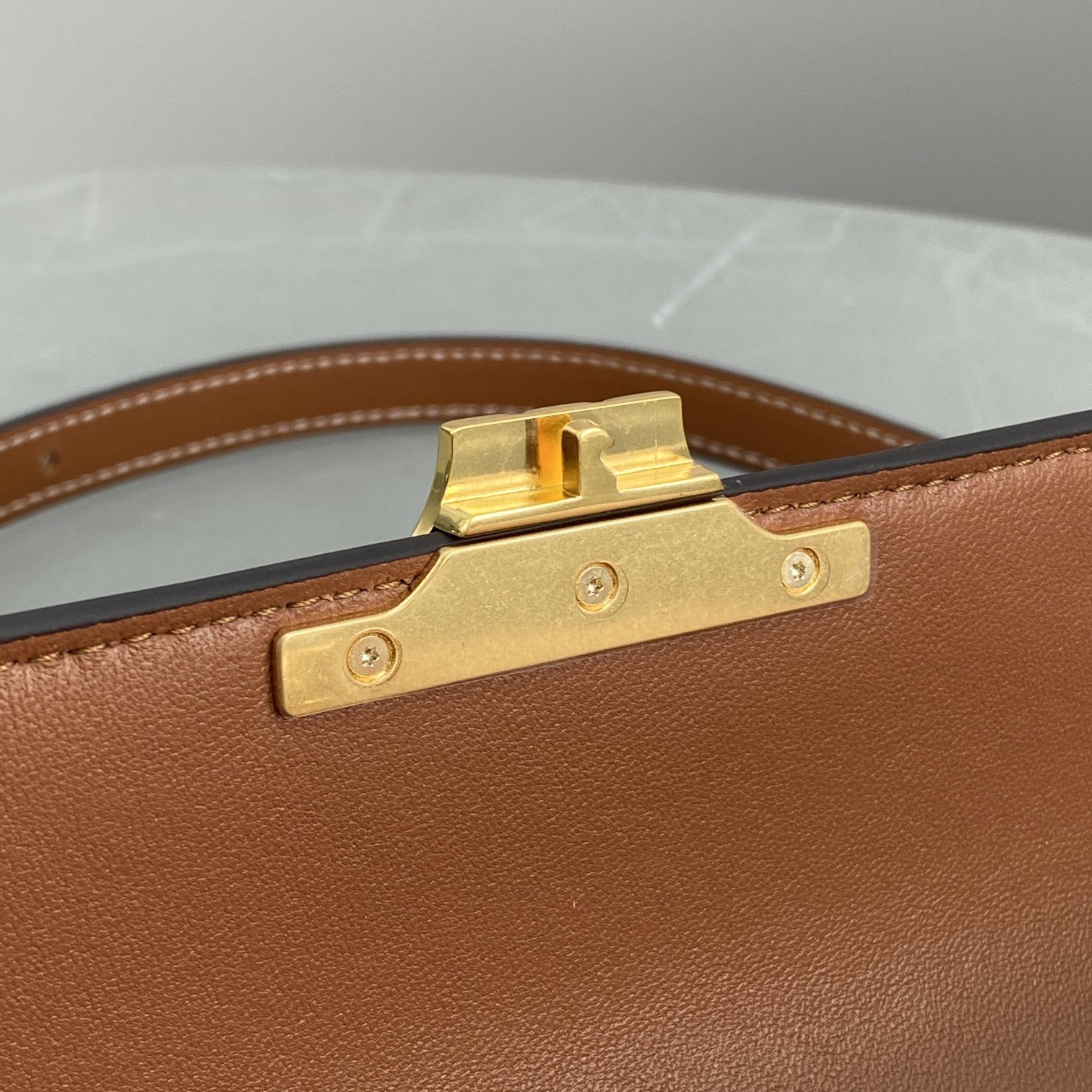 Ce1i*e Triomphe Shoulder Bag Brown For Women 8in/20cm 194143BFN.04LU