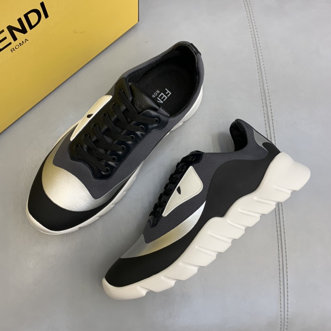 F**di Force Low Tops Sneakers Grey For Men