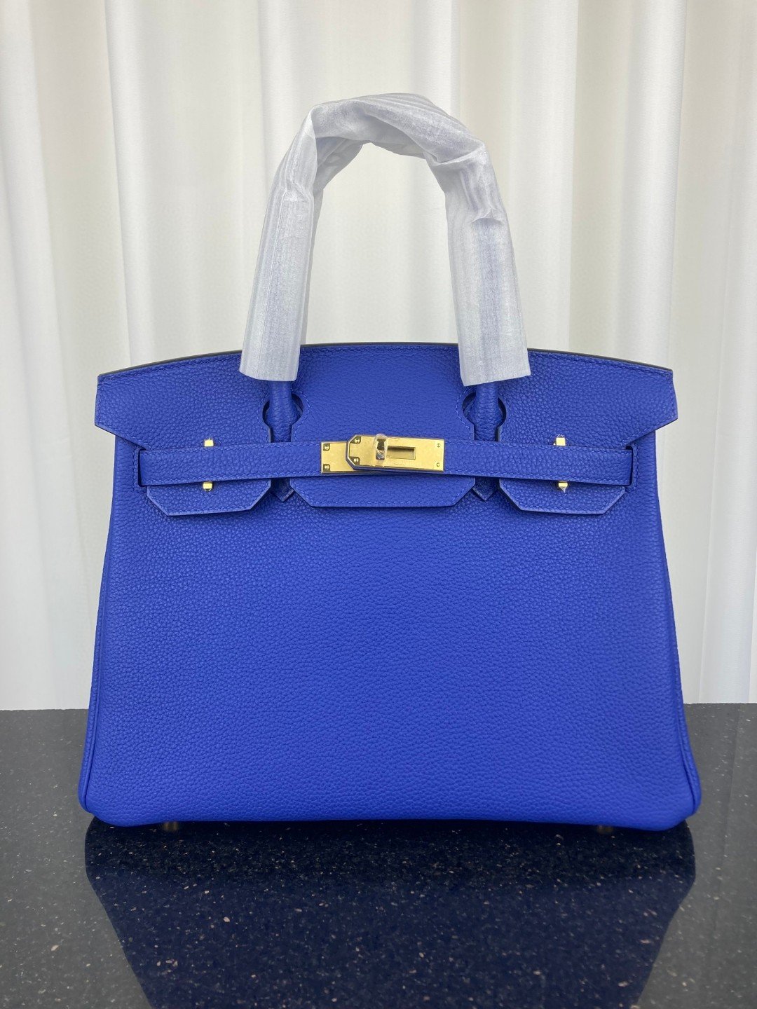 H**me5 Birkin Bag 30 Blue Toned Hardware Bag For Women, Women’s Handbags, Shoulder Bags 11.8in/30cm